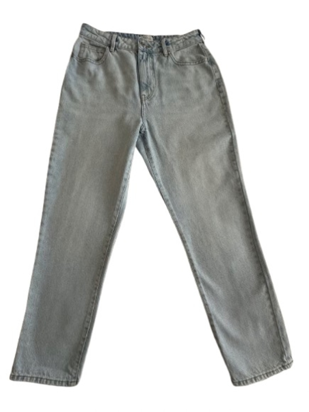 PacSun MOM Jean Women's 28 Light Blue Wash Denim High Rise Straight Leg Jeans